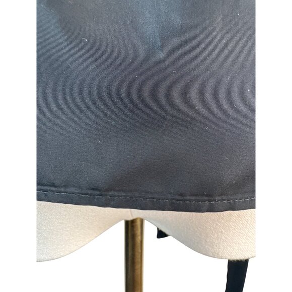 ZARA Black XS Ruffle Neck Wrap Top With Puff Sleeves & Side Sash Tie - Picture 14 of 16